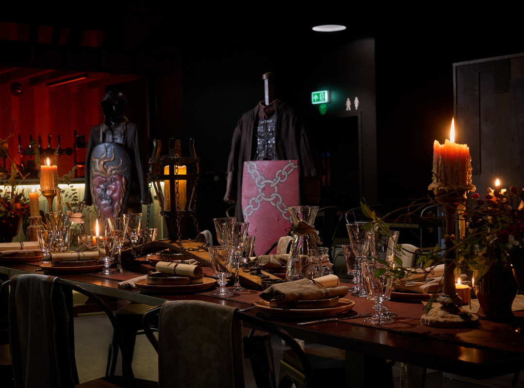 An audience with food